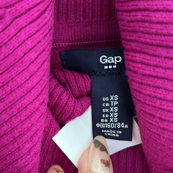Gap YOLO Cowl Neck Sweater in Winter Peony - Picture 6 of 7